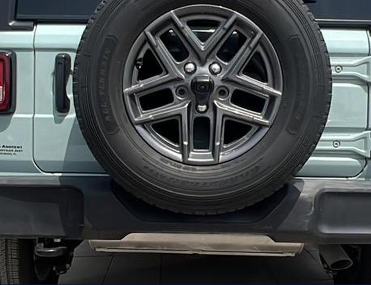 Rear view of the original Jeep Wrangler