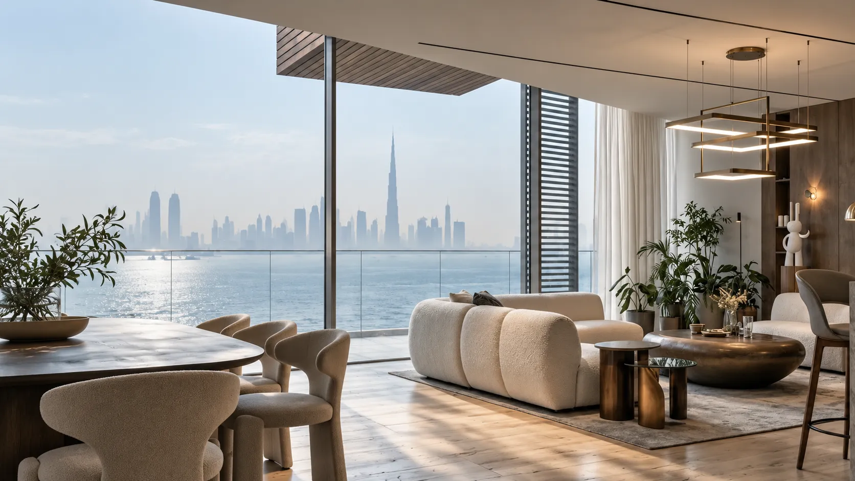Estar y vistas, Villa Emmar Dubái