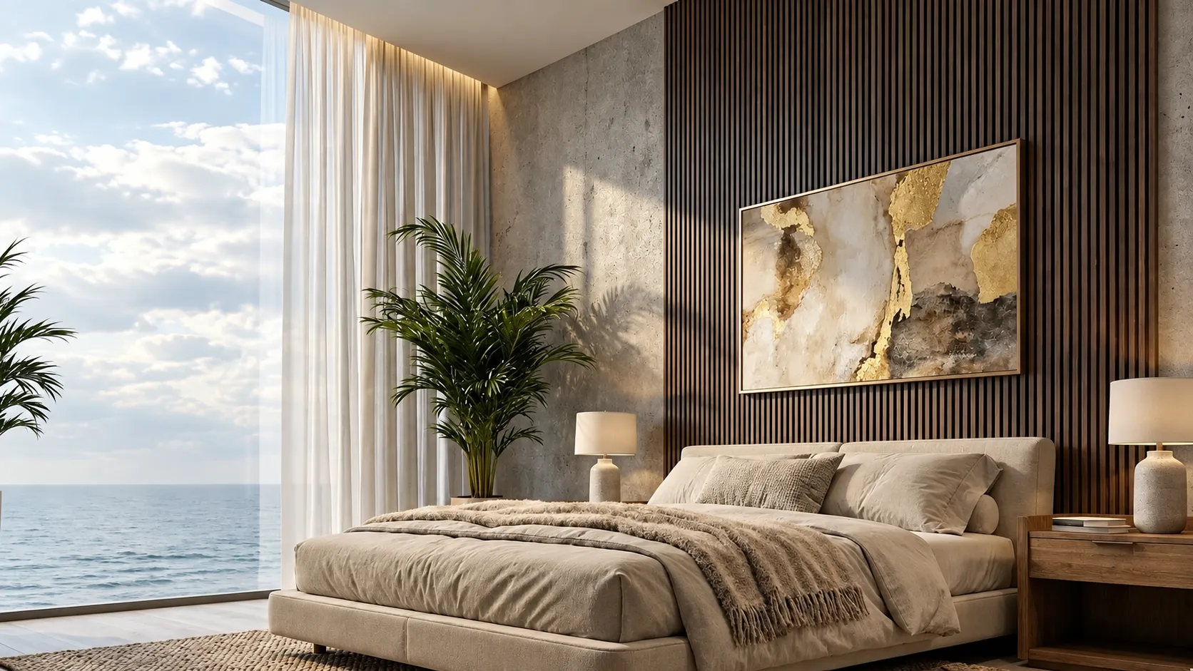 Dormitorio y calma, Villa Emmar Dubái