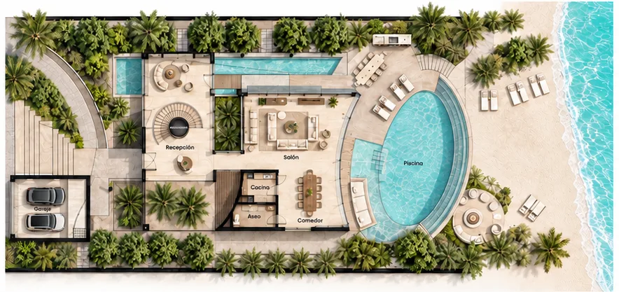 Plano de Villa Emmar Dubái