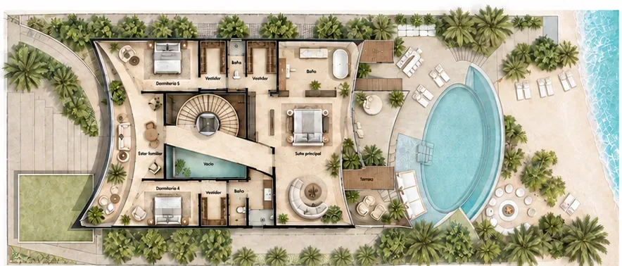 Plano de Villa Emmar Dubái