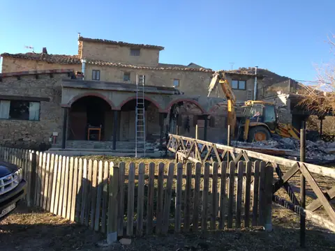 Masía La Pau: Construction photos 9