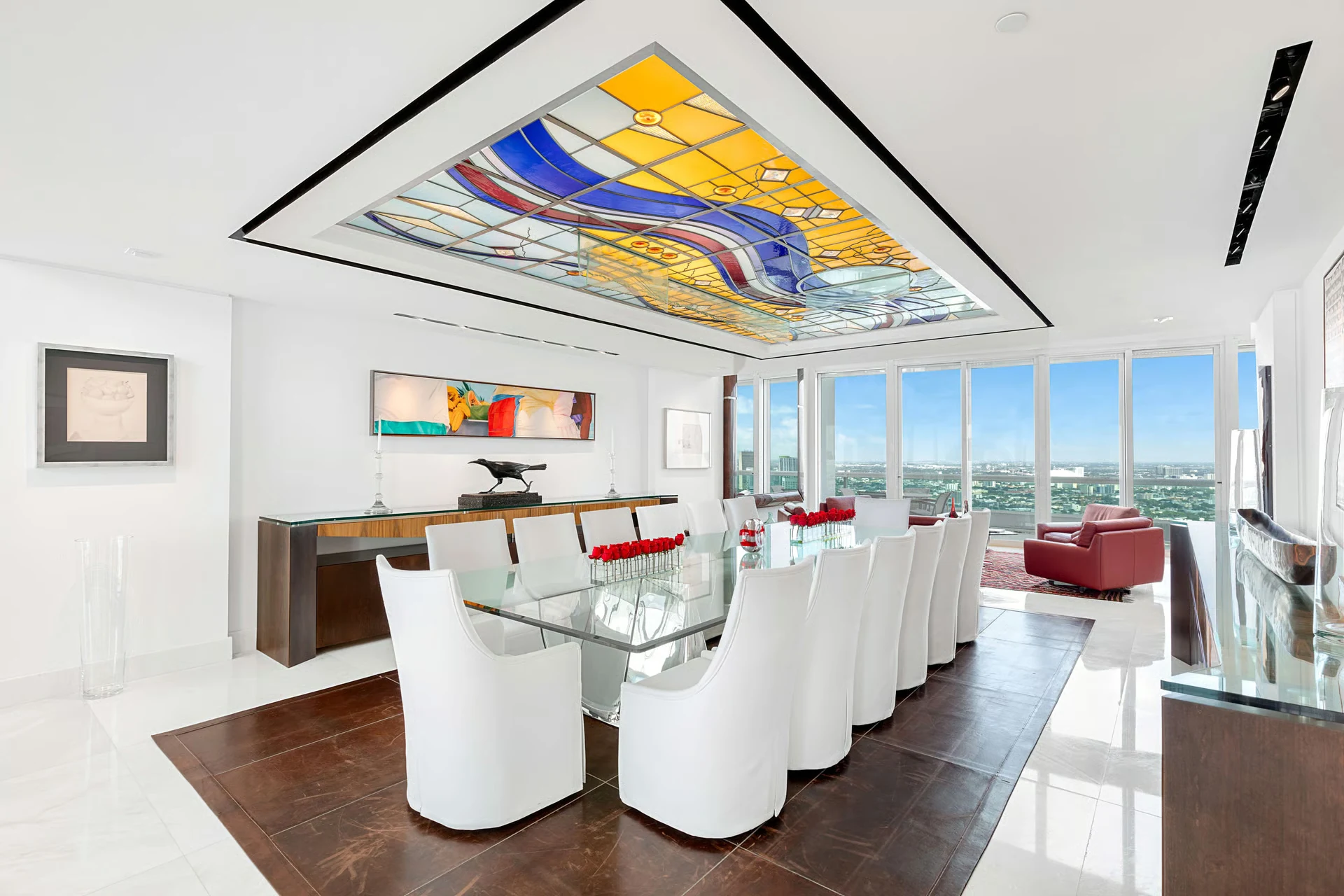 Comedor, Penthouse Santa María Miami