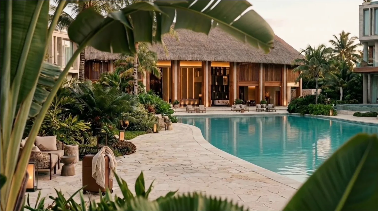 Interiores y terrazas de las villas · Resort & Spa Vietnam