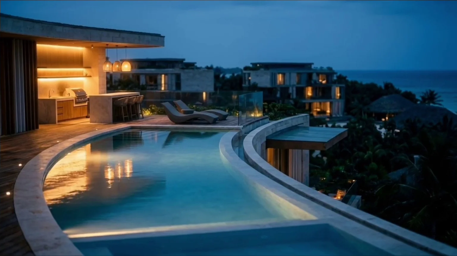 Interiores y terrazas de las villas · Resort & Spa Vietnam