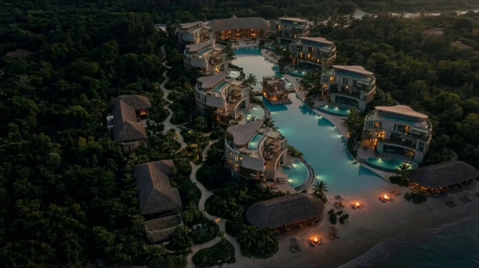 Villas y vistas generales · Resort & Spa Vietnam